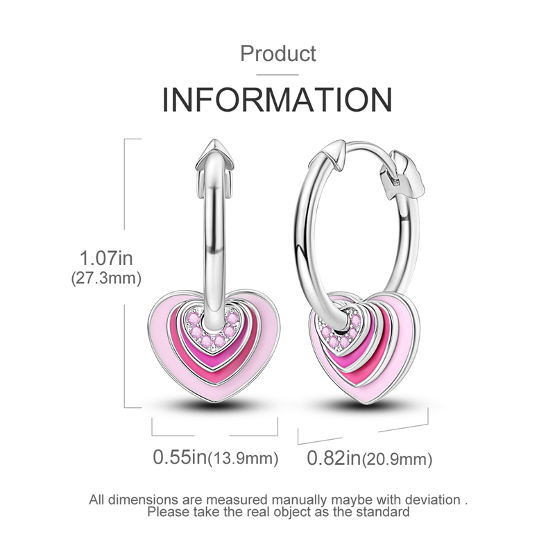 Women's Eros's Arrow Hoop Earrings in S925 Silver